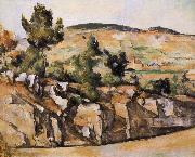 Paul Cezanne Provence mountain oil on canvas